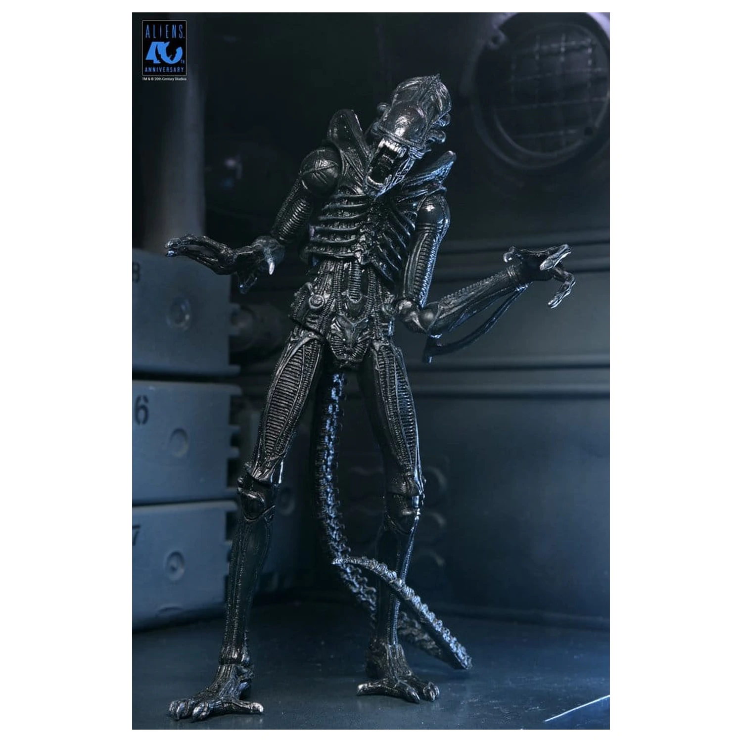 Aliens Ultimate Akcijska figura Warrior (1986) Xenomorph Black (40th Anniversary) 23 cm fotografija proizvoda
