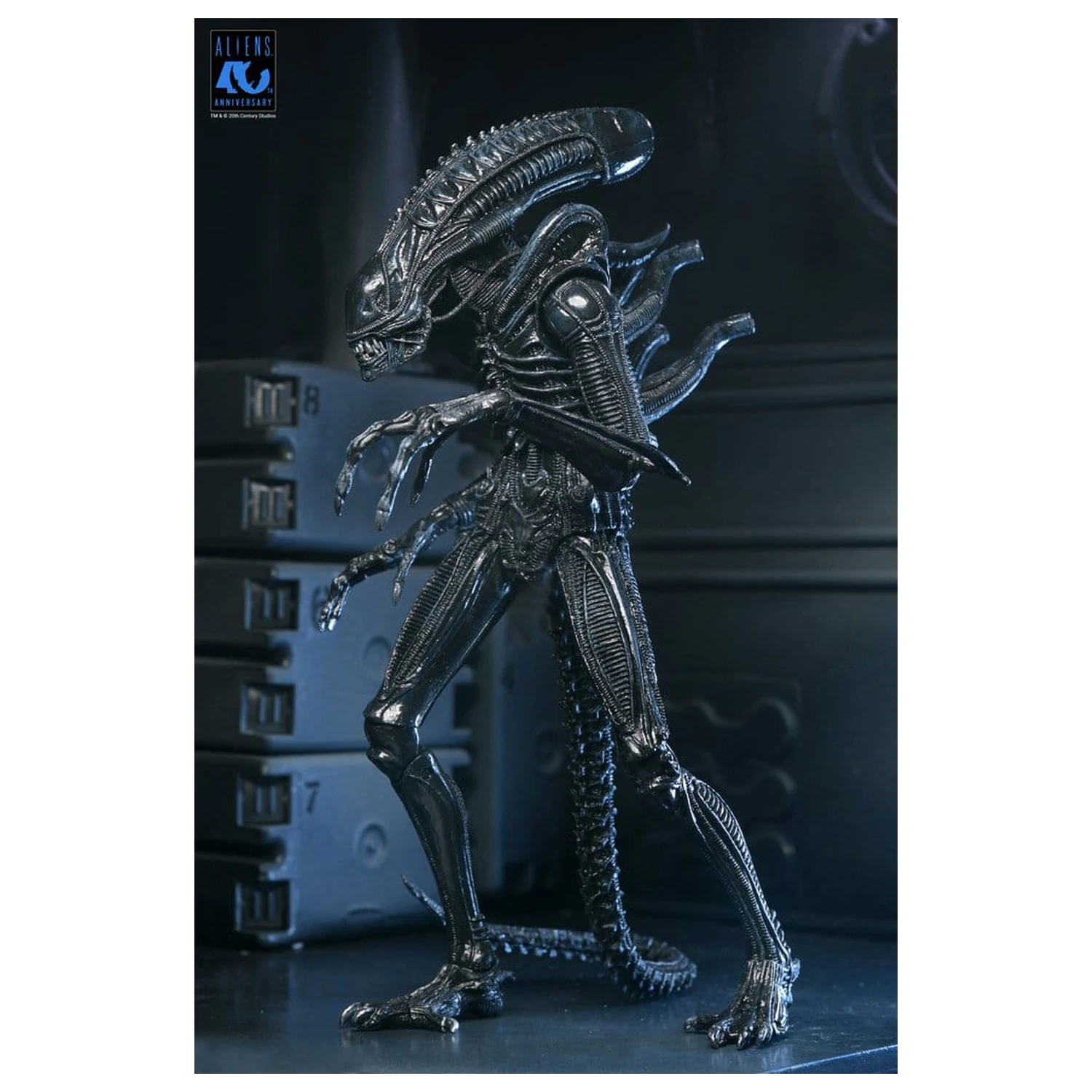 Aliens Ultimate Akcijska figura Warrior (1986) Xenomorph Black (40th Anniversary) 23 cm fotografija proizvoda