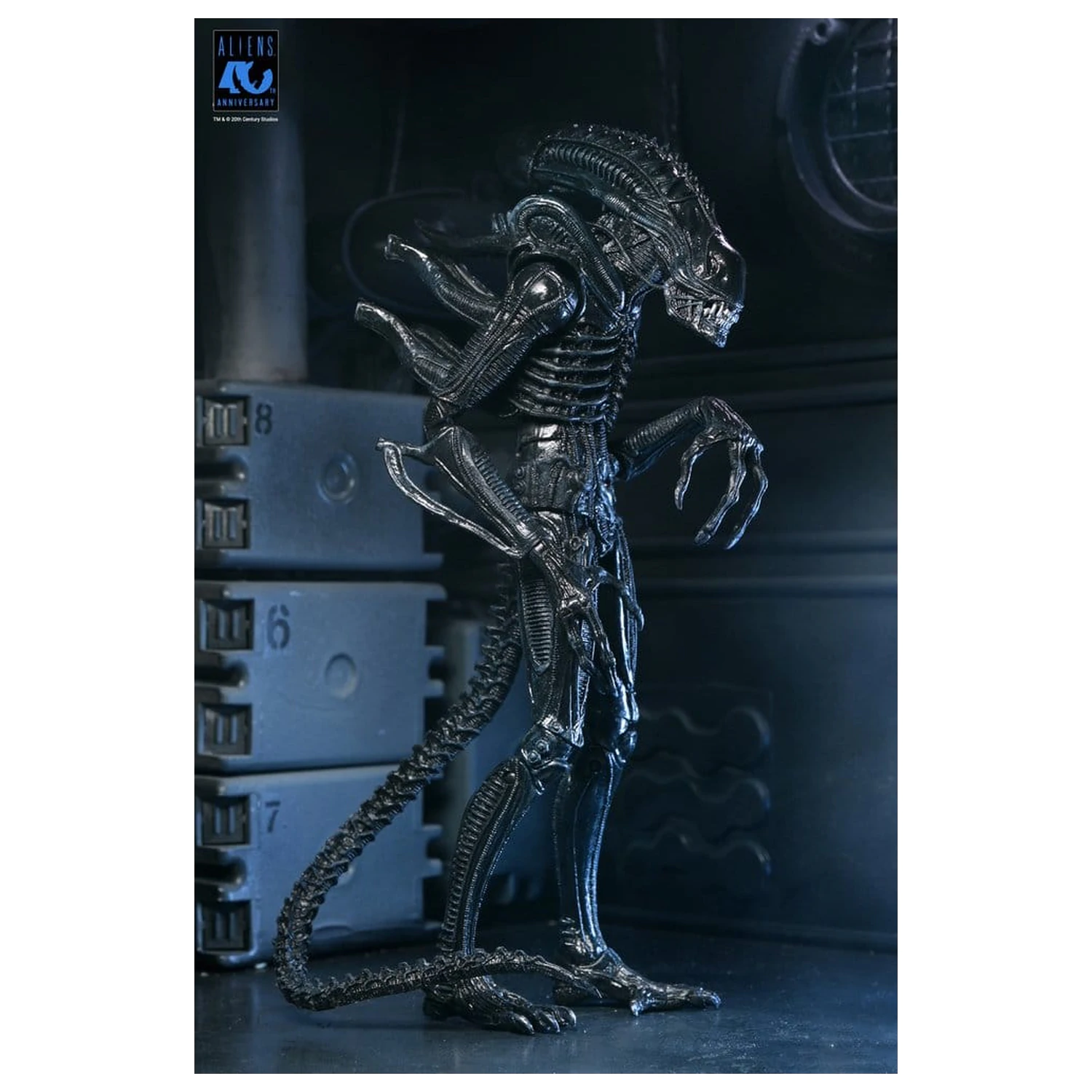 Aliens Ultimate Akcijska figura Warrior (1986) Xenomorph Black (40th Anniversary) 23 cm fotografija proizvoda