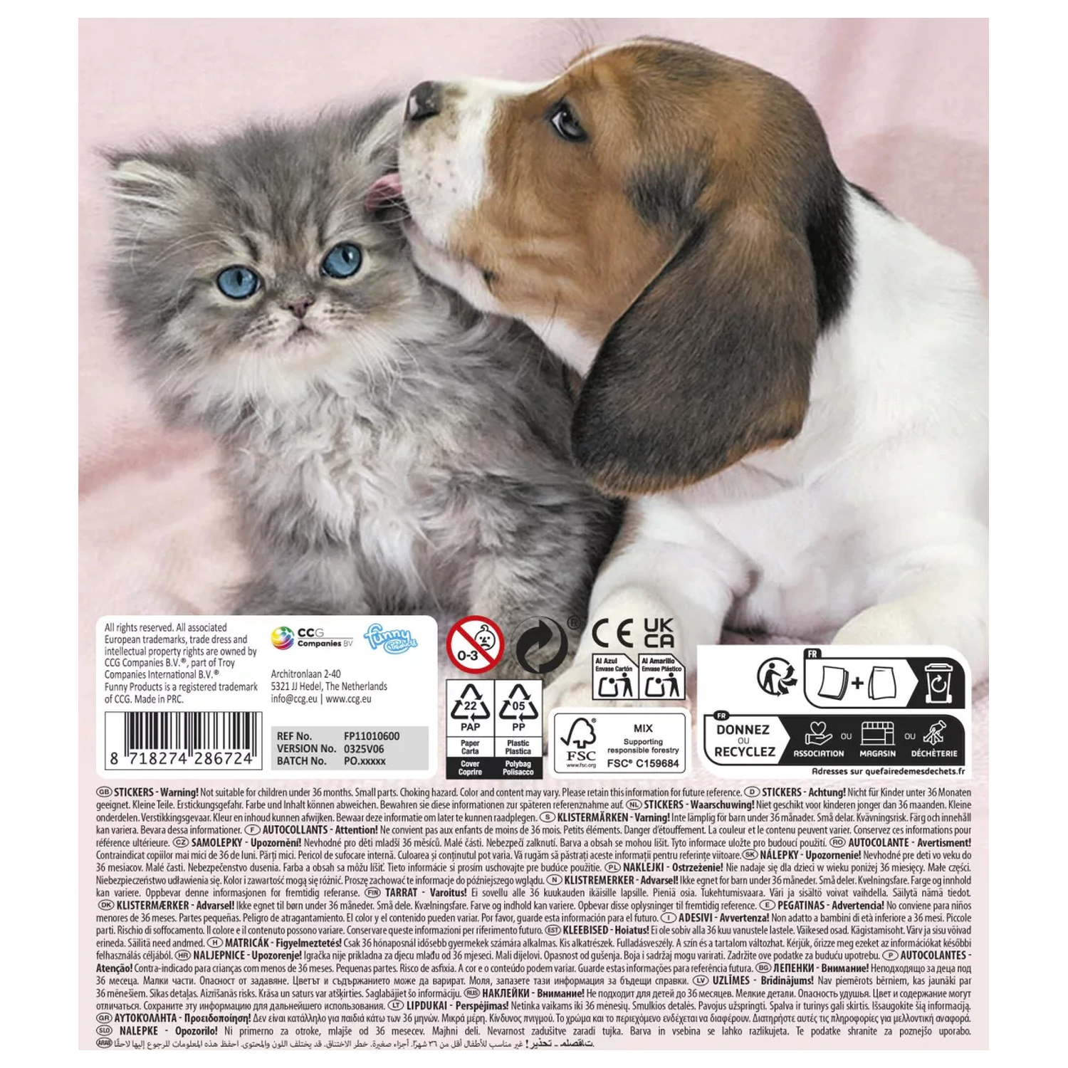 Animal Puppies naljepnica fotografija proizvoda