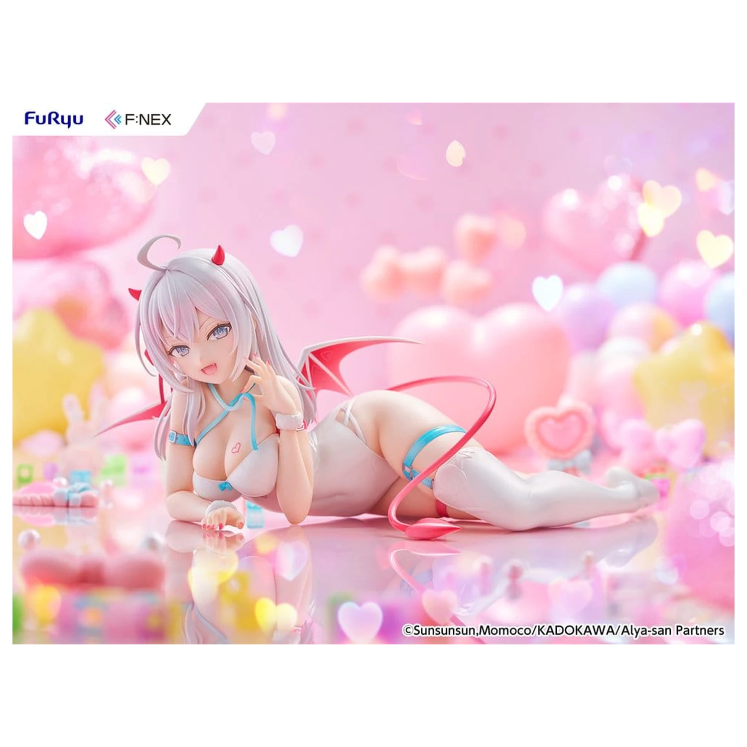 Alya Sometimes Hides Her Feelings in Russian PVC figura 1/7 Alya Succubus Ver. 8 cm fotografija proizvoda