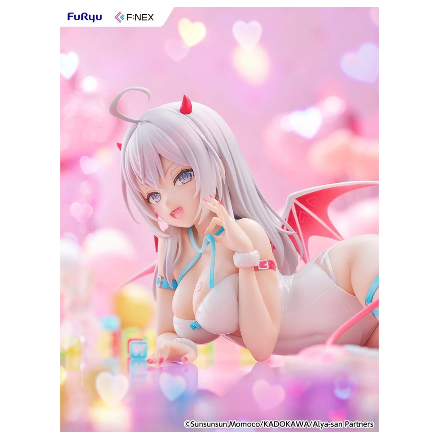 Alya Sometimes Hides Her Feelings in Russian PVC figura 1/7 Alya Succubus Ver. 8 cm fotografija proizvoda