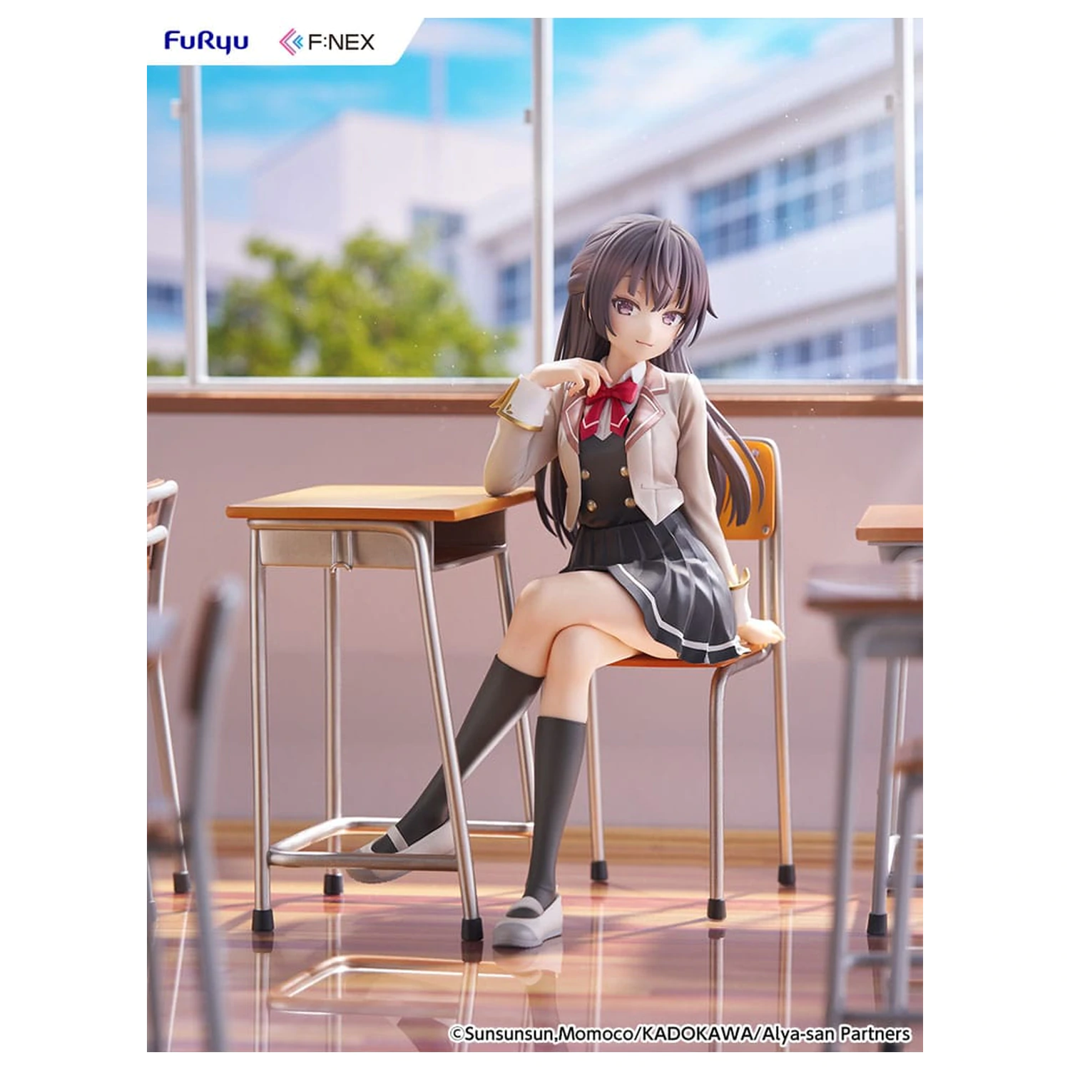 Alya Sometimes Hides Her Feelings in Russian F:Nex PVC Statua 1/7 Yuki Suo 18 cm fotografija proizvoda