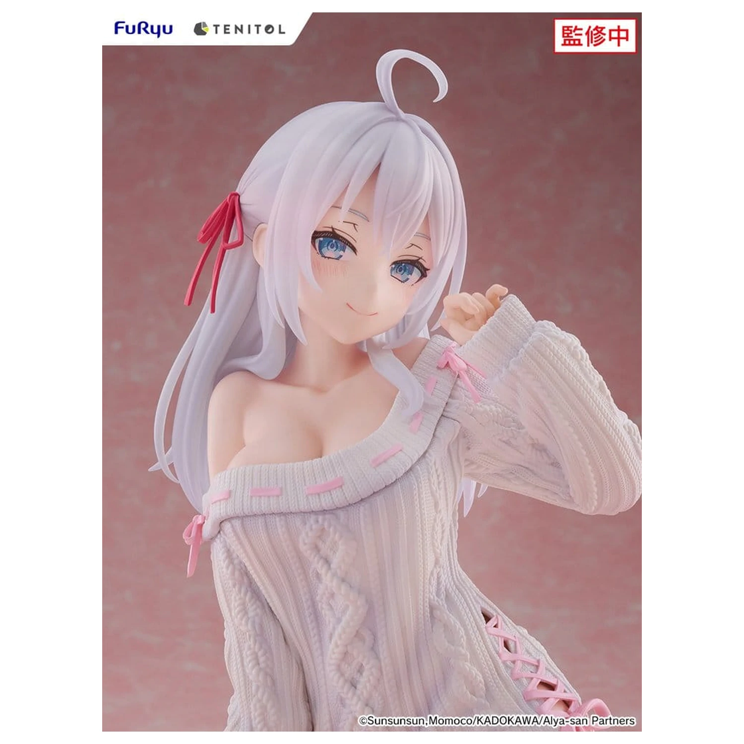 Alya Sometimes Hides Her Feelings in Russian Noodle Stopper PVC Figura Knit Ver. 26 cm fotografija proizvoda