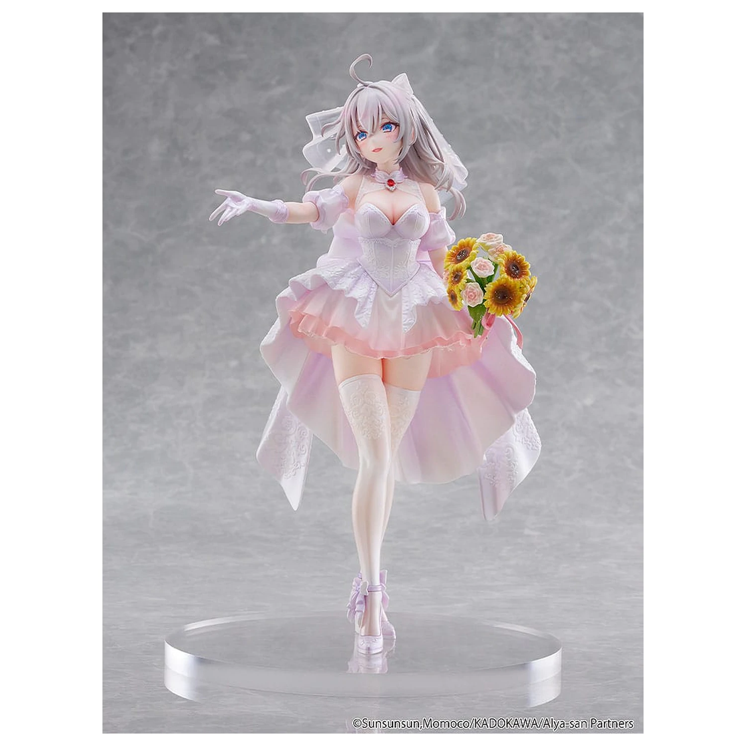Alya Sometimes Hides Her Feelings in Russian Kip 1/7 Alisa Mikhailovna Kujou Wedding Dress Ver. 24 cm fotografija proizvoda