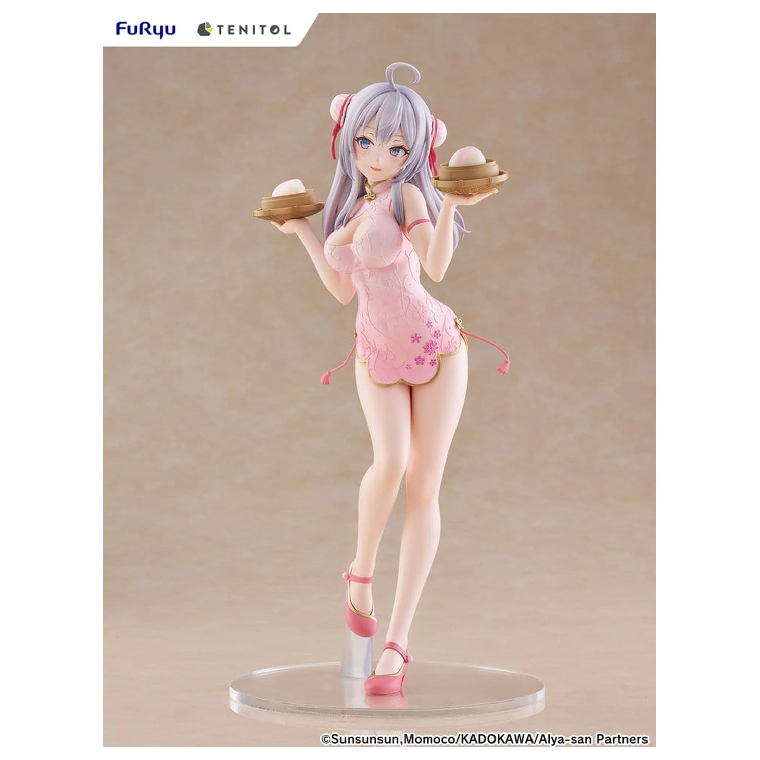 Alya Sometimes Hides Her Feelings in Russian Tenitol Tall PVC figura Alya Cheongsam Ver. 29 cm fotografija proizvoda