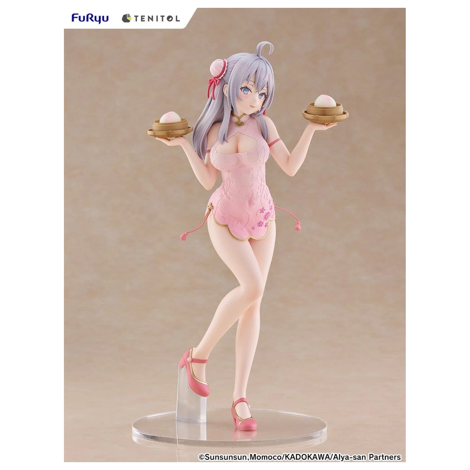Alya Sometimes Hides Her Feelings in Russian Tenitol Tall PVC figura Alya Cheongsam Ver. 29 cm fotografija proizvoda