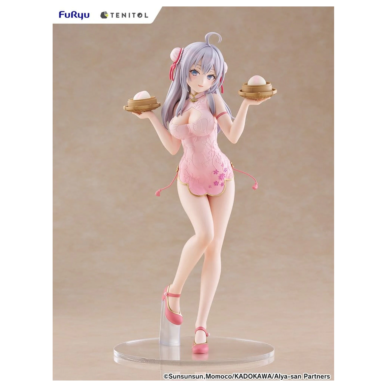 Alya Sometimes Hides Her Feelings in Russian Tenitol Tall PVC figura Alya Cheongsam Ver. 29 cm fotografija proizvoda
