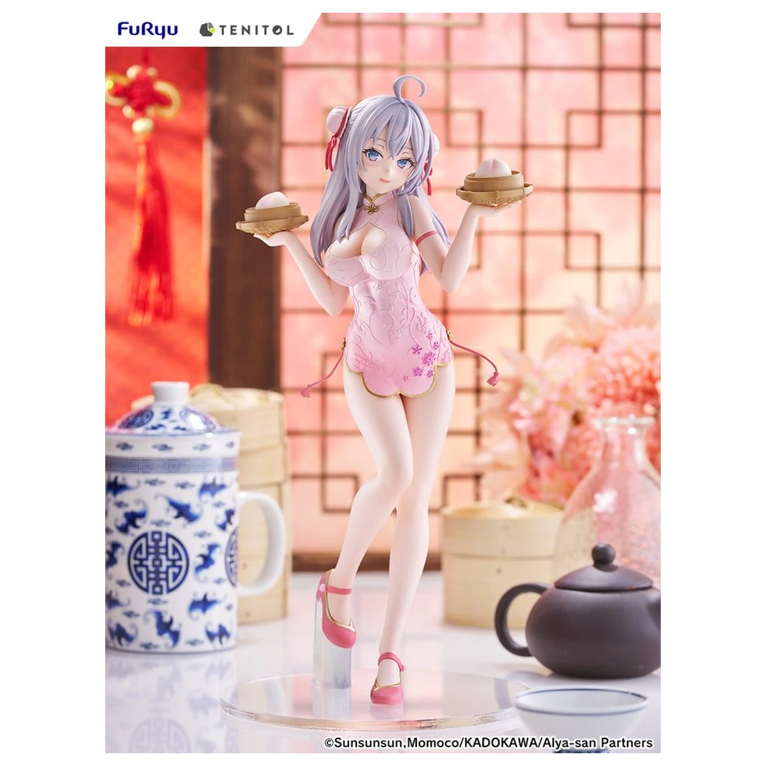 Alya Sometimes Hides Her Feelings in Russian Tenitol Tall PVC figura Alya Cheongsam Ver. 29 cm fotografija proizvoda