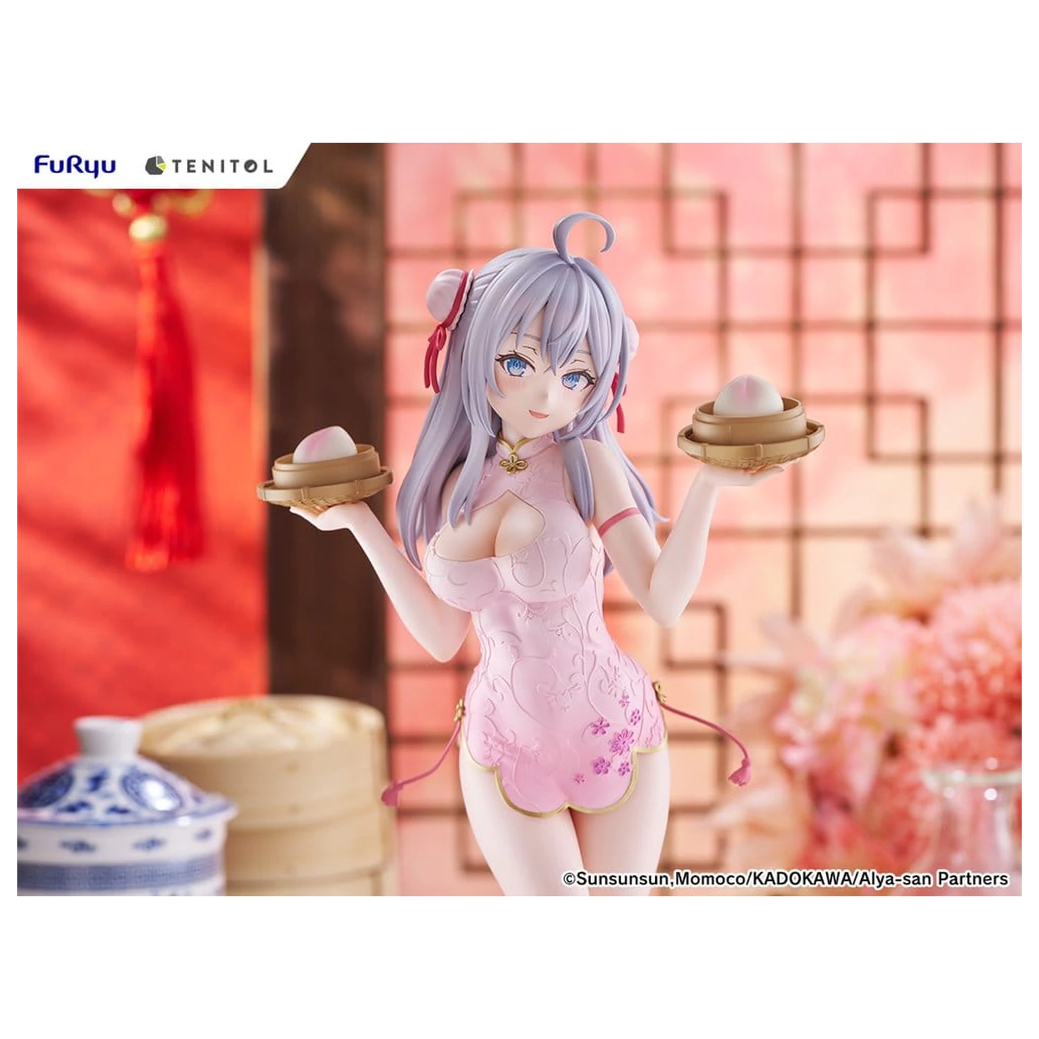Alya Sometimes Hides Her Feelings in Russian Tenitol Tall PVC figura Alya Cheongsam Ver. 29 cm fotografija proizvoda