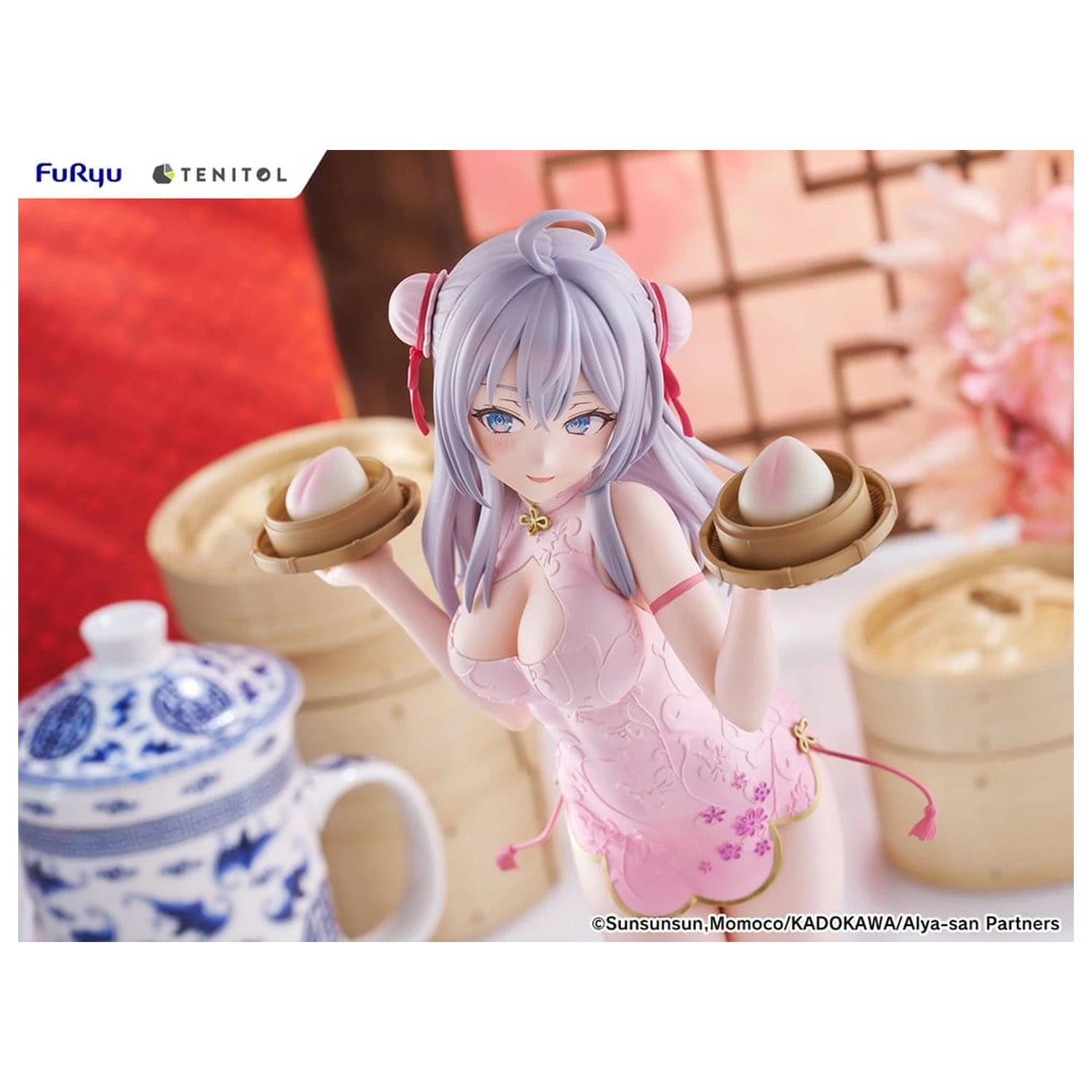 Alya Sometimes Hides Her Feelings in Russian Tenitol Tall PVC figura Alya Cheongsam Ver. 29 cm fotografija proizvoda