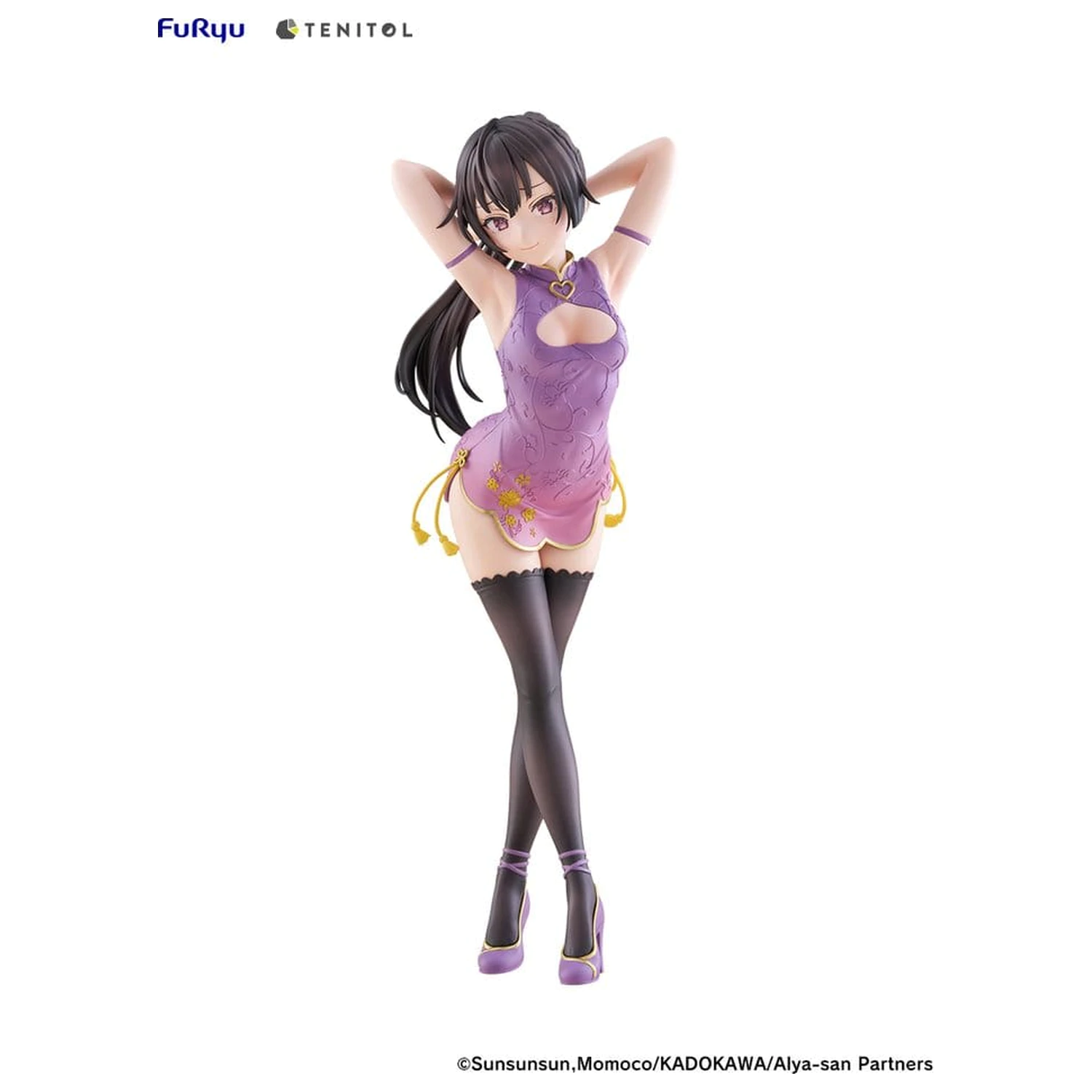 Alya Sometimes Hides Her Feelings in Russian Tenitol Tall PVC figura Yuki Suou Cheongsam Ver. 28 cm fotografija proizvoda