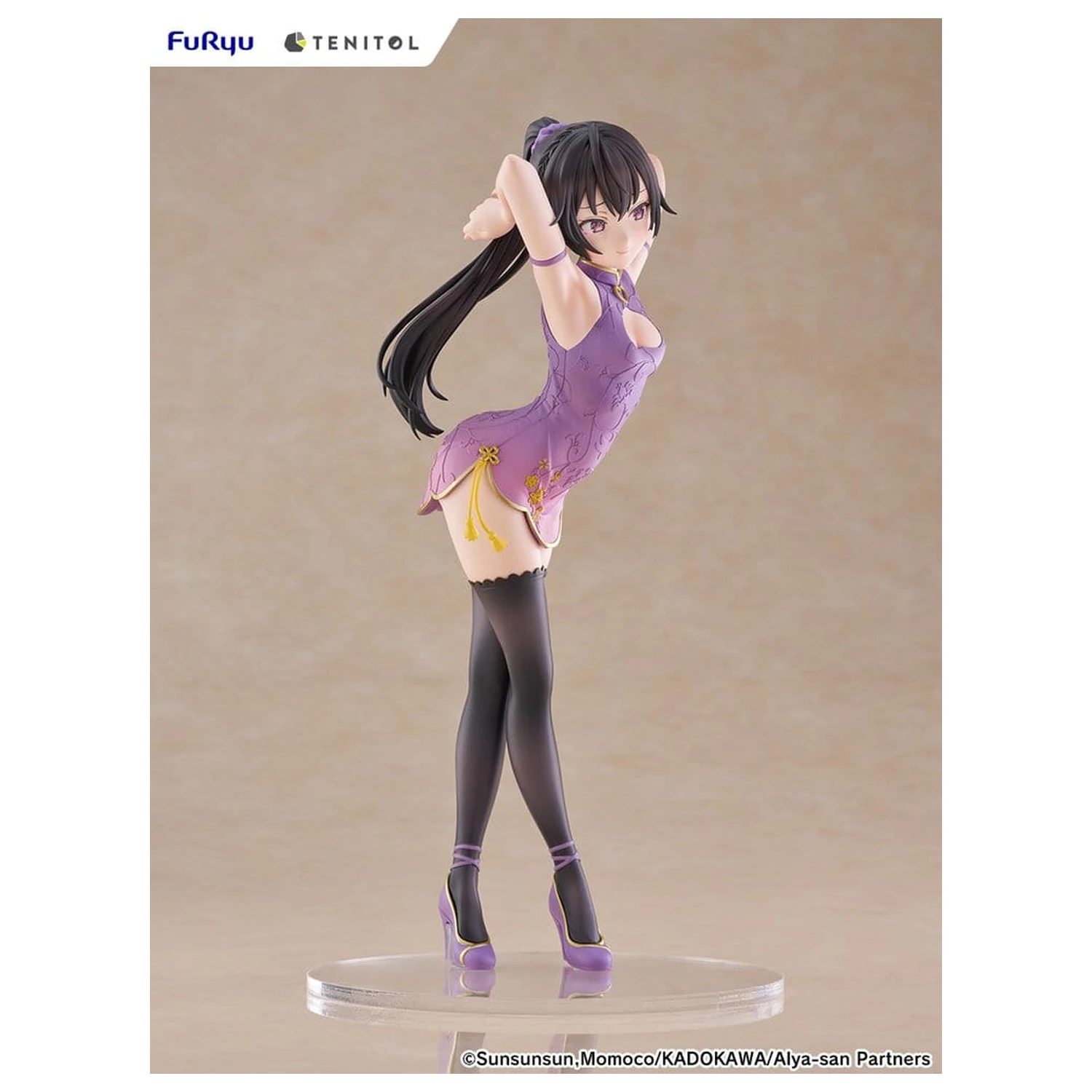 Alya Sometimes Hides Her Feelings in Russian Tenitol Tall PVC figura Yuki Suou Cheongsam Ver. 28 cm fotografija proizvoda
