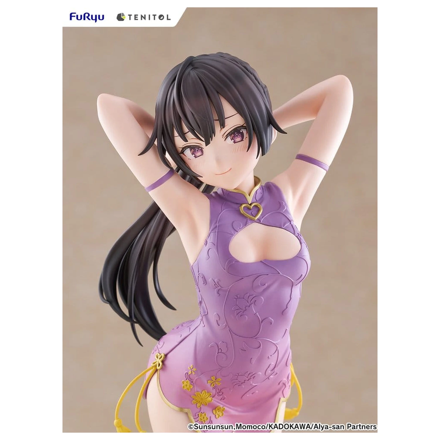 Alya Sometimes Hides Her Feelings in Russian Tenitol Tall PVC figura Yuki Suou Cheongsam Ver. 28 cm fotografija proizvoda