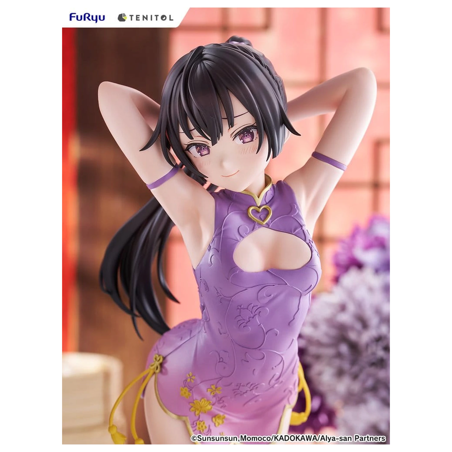 Alya Sometimes Hides Her Feelings in Russian Tenitol Tall PVC figura Yuki Suou Cheongsam Ver. 28 cm fotografija proizvoda