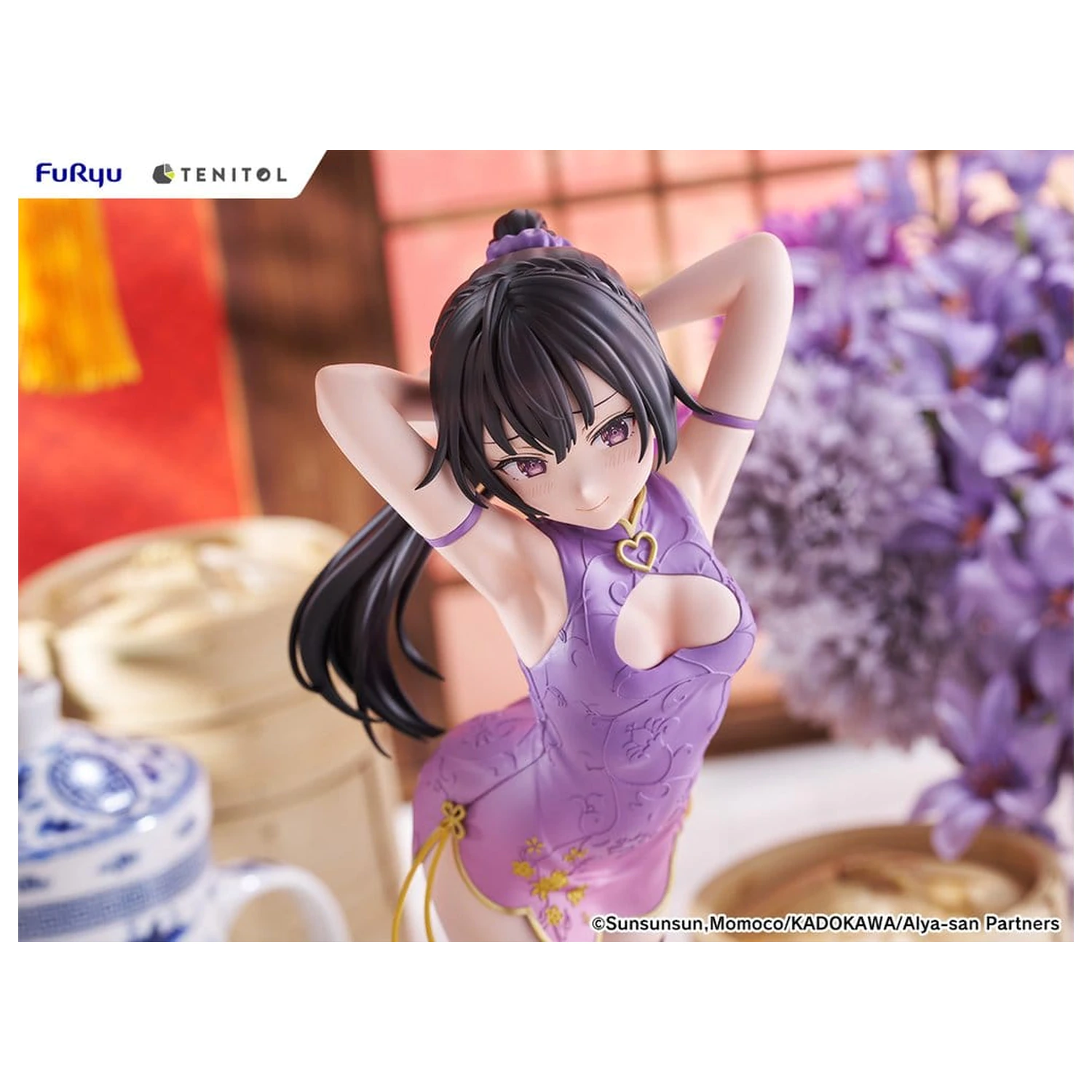 Alya Sometimes Hides Her Feelings in Russian Tenitol Tall PVC figura Yuki Suou Cheongsam Ver. 28 cm fotografija proizvoda
