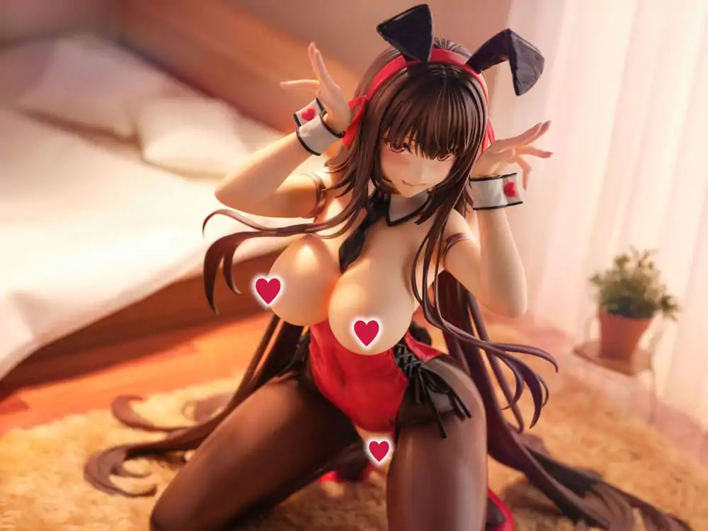 Amakano 2+ PVC Kip 1/4 Yuuhi Kurohime Bunny Suit Ver. 32 cm fotografija proizvoda
