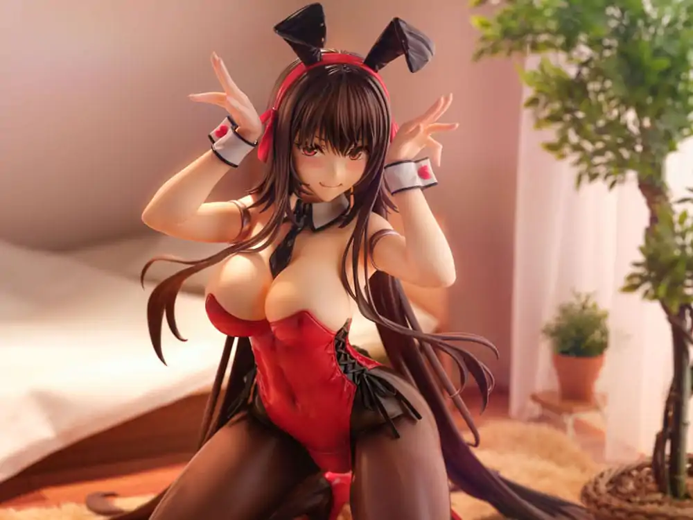 Amakano 2+ PVC Kip 1/4 Yuuhi Kurohime Bunny Suit Ver. 32 cm fotografija proizvoda