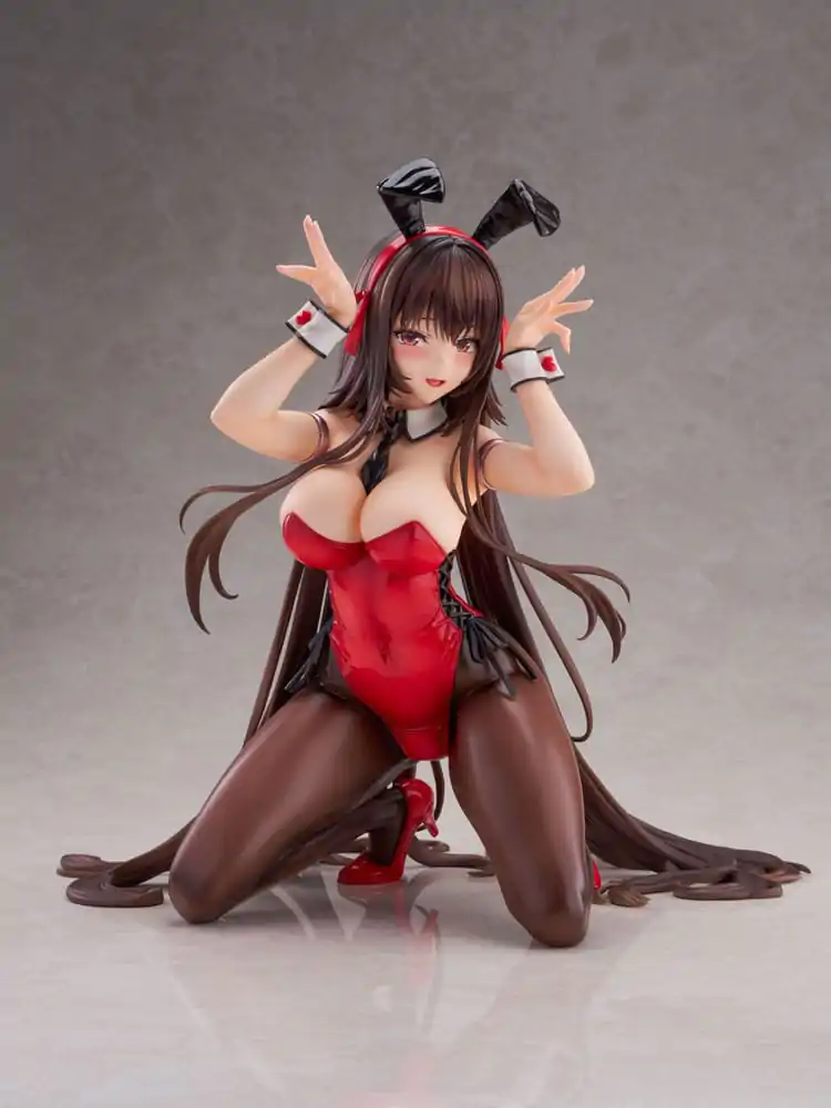 Amakano 2+ PVC Kip 1/4 Yuuhi Kurohime Bunny Suit Ver. 32 cm fotografija proizvoda