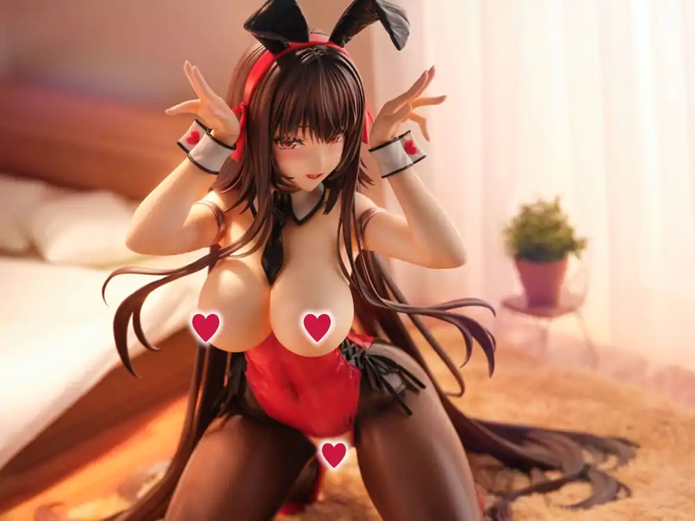 Amakano 2+ PVC Kip 1/4 Yuuhi Kurohime Bunny Suit Ver. 32 cm fotografija proizvoda