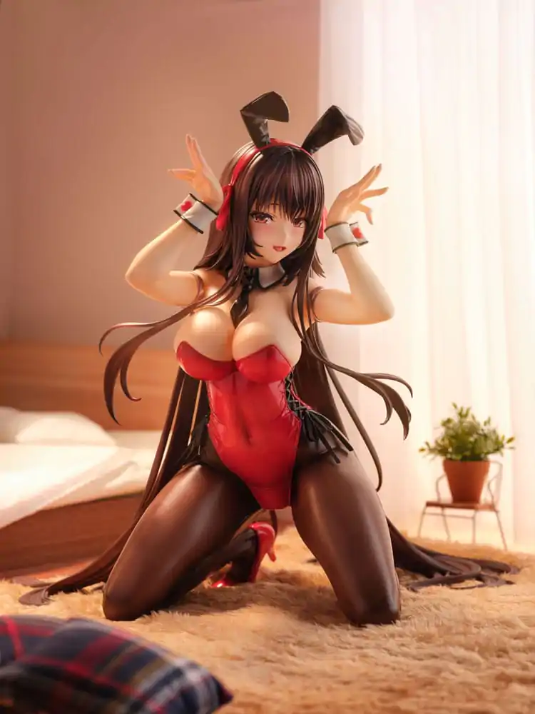 Amakano 2+ PVC Kip 1/4 Yuuhi Kurohime Bunny Suit Ver. 32 cm fotografija proizvoda