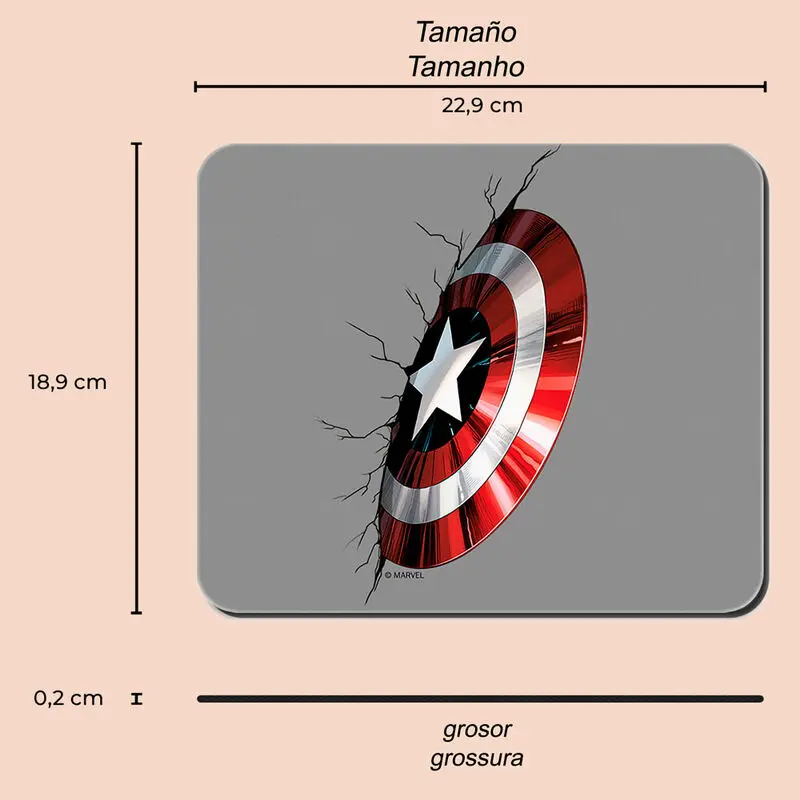 Marvel Captain America podloga za miš fotografija proizvoda