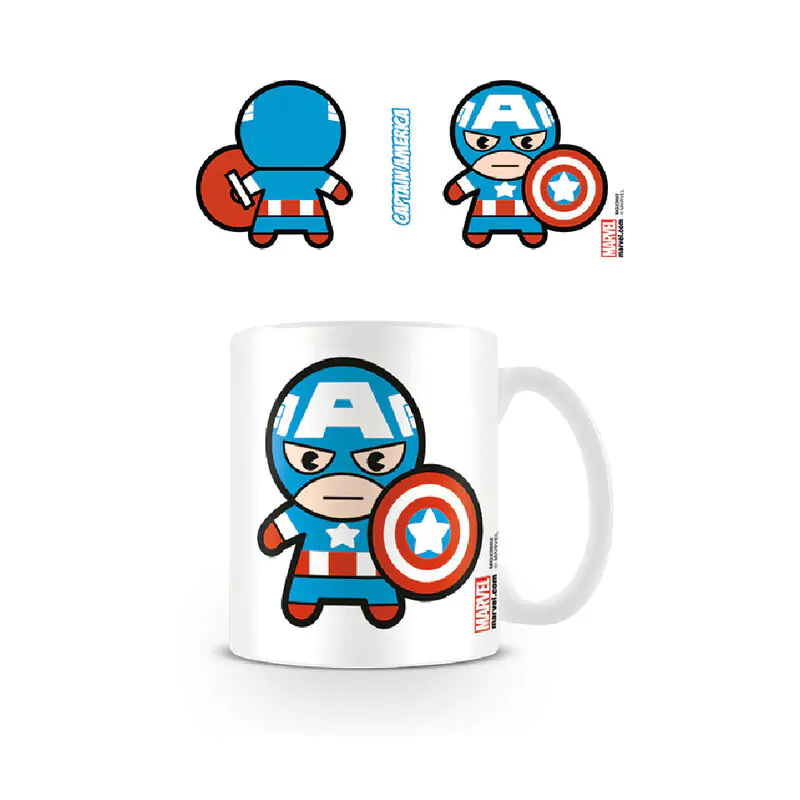 Marvel Captain America Kawaii šalica 315ml fotografija proizvoda