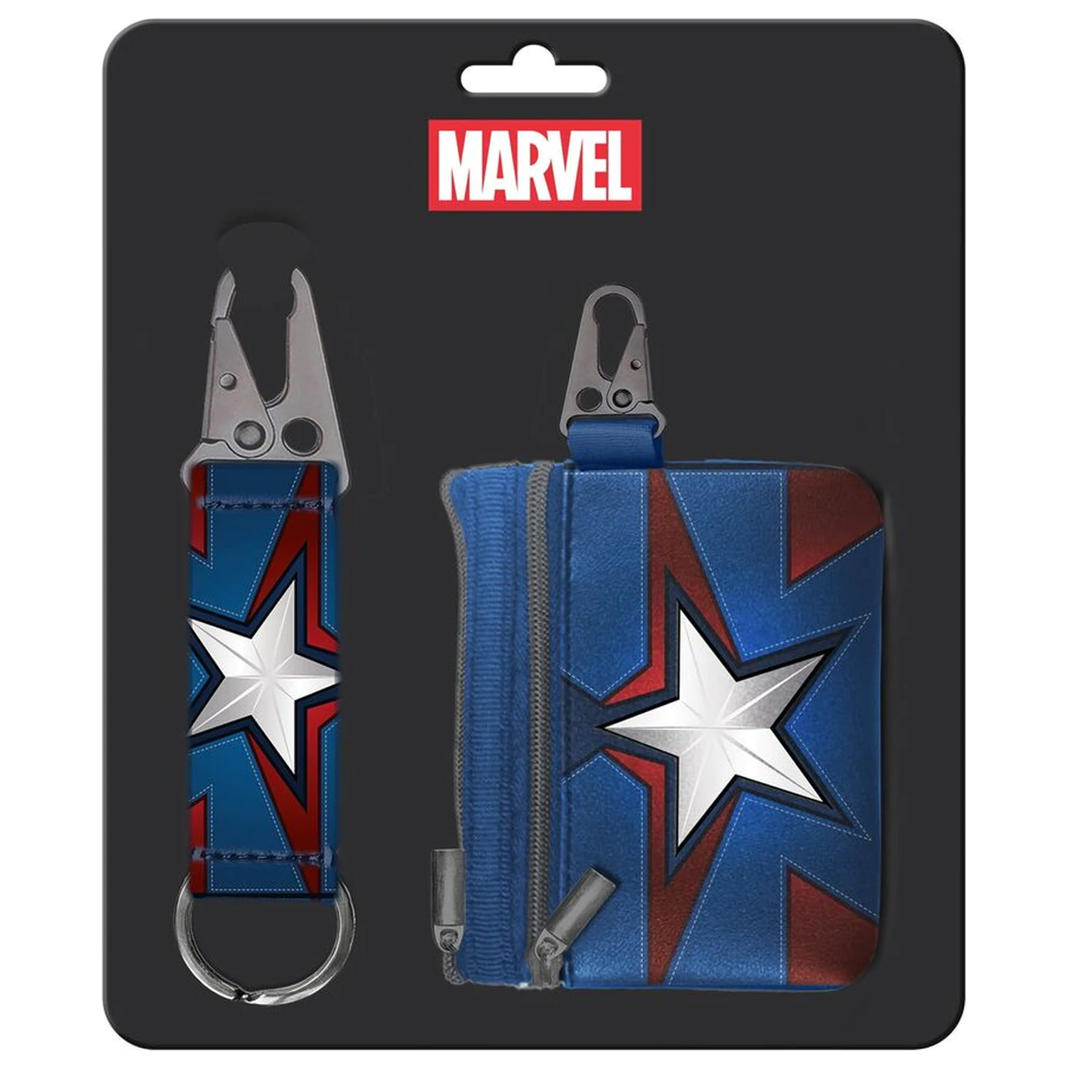 Marvel Captain America privjesak za ključeve + set torbica fotografija proizvoda