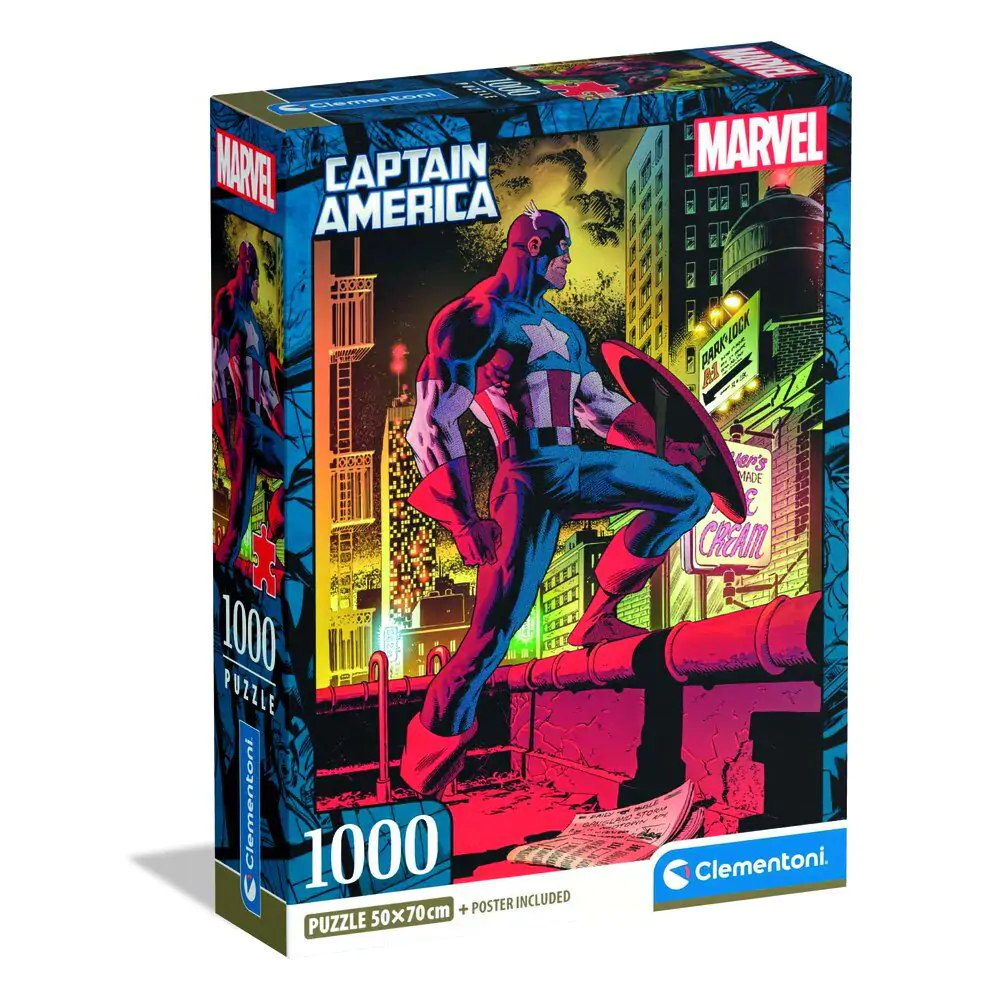 Marvel Captain America puzzle 1000 kom fotografija proizvoda