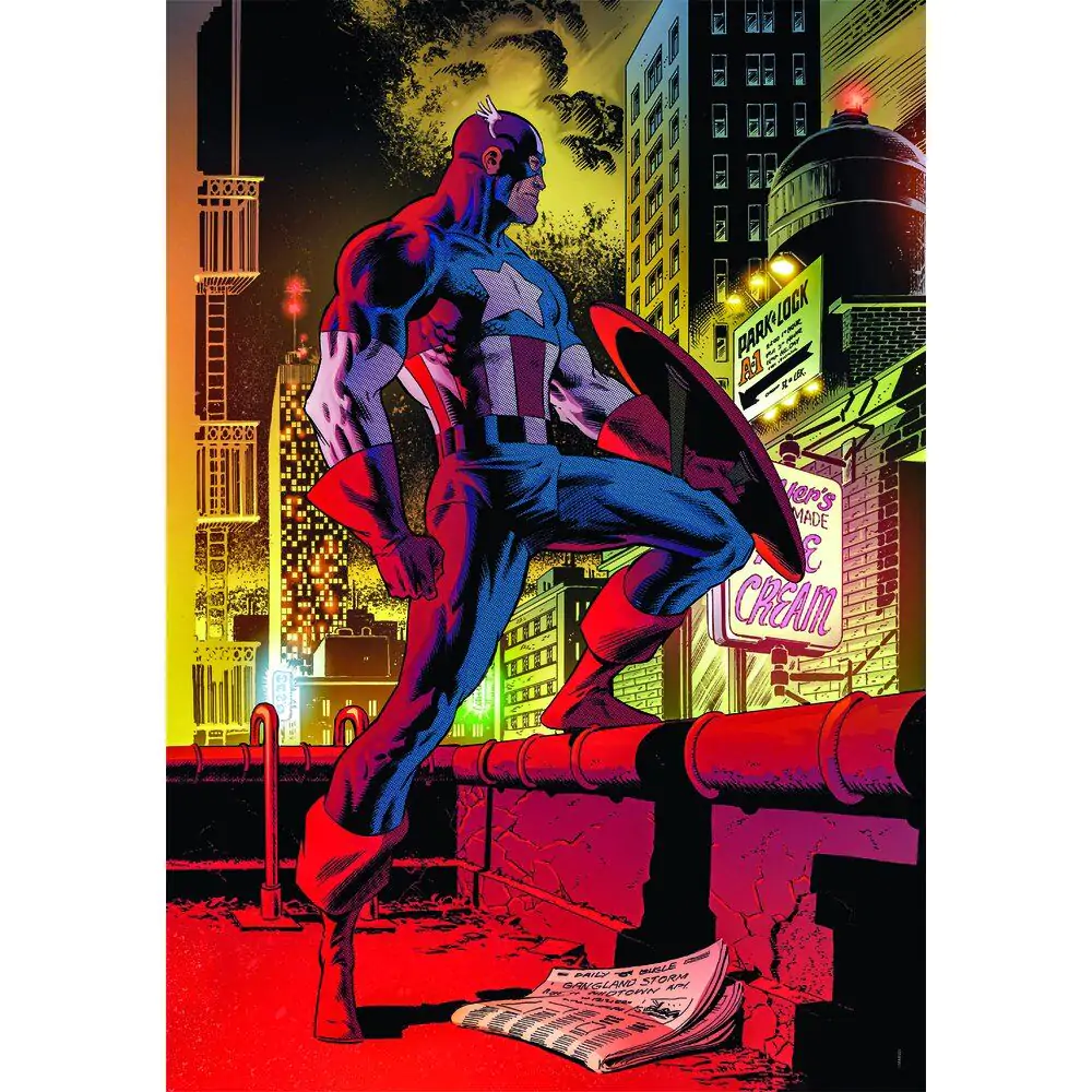 Marvel Captain America puzzle 1000 kom fotografija proizvoda