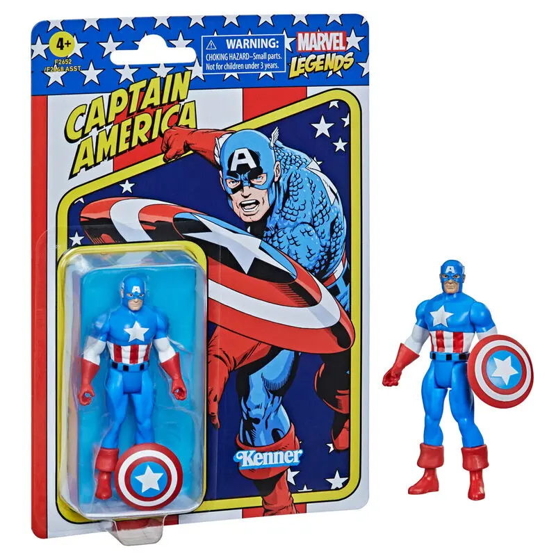 Marvel Legends Retro kolekcija akcijska figura 2022 Captain America 10 cm fotografija proizvoda