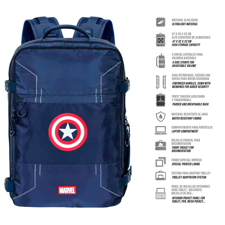 Marvel Captain America ruksak 49 cm fotografija proizvoda