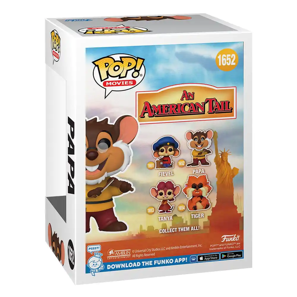 An American Tail Funko POP! Movies Vinyl Figure Papa 9 cm Figura fotografija proizvoda