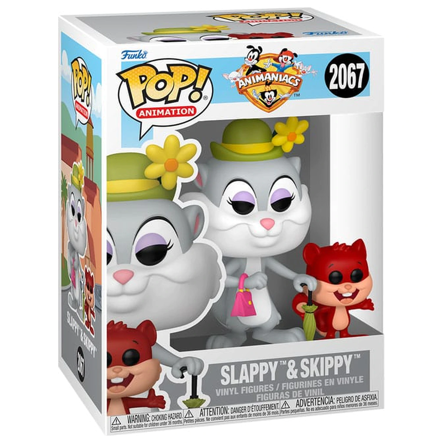 Animaniacs Funko POP! Animation vinilna figura Slappy w/Skippy 9 cm fotografija proizvoda