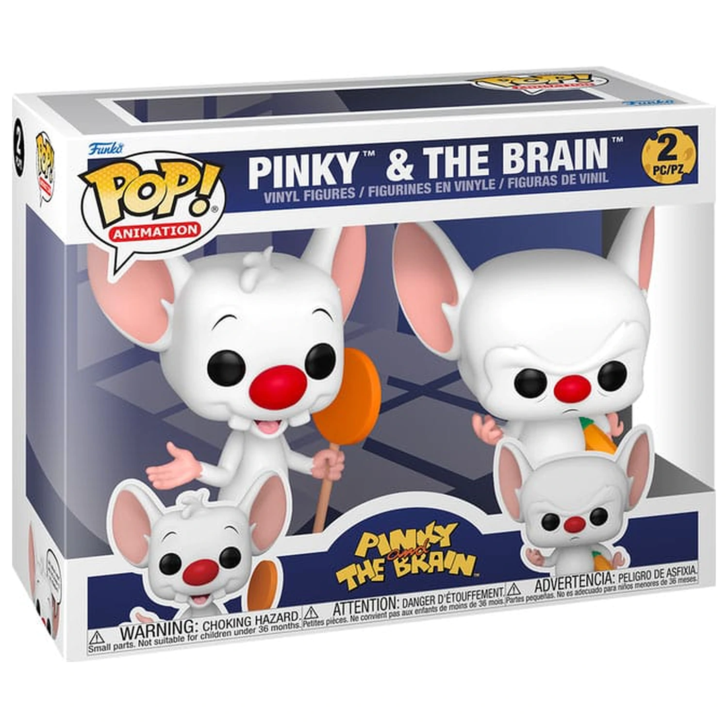 Animaniacs Funko POP! Television Vinyl figure 2-pak Pinky & The Brain 9 cm fotografija proizvoda