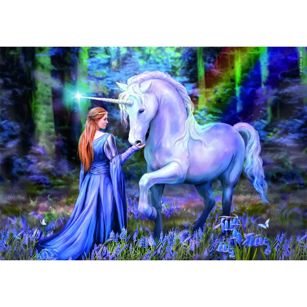 Anne Stokes Bluebell Wood puzzle 1500 kom fotografija proizvoda