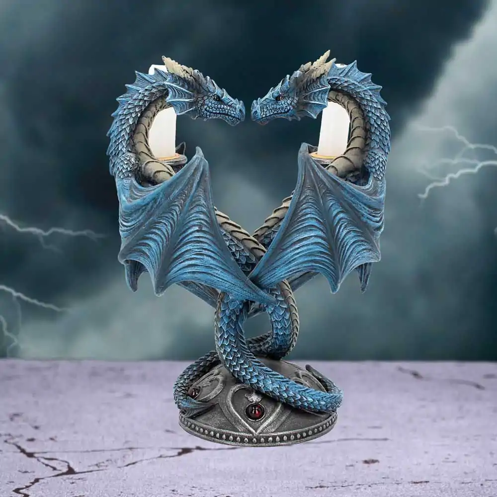 Anne Stokes Držač za svijeću Dragon Heart 23 cm fotografija proizvoda