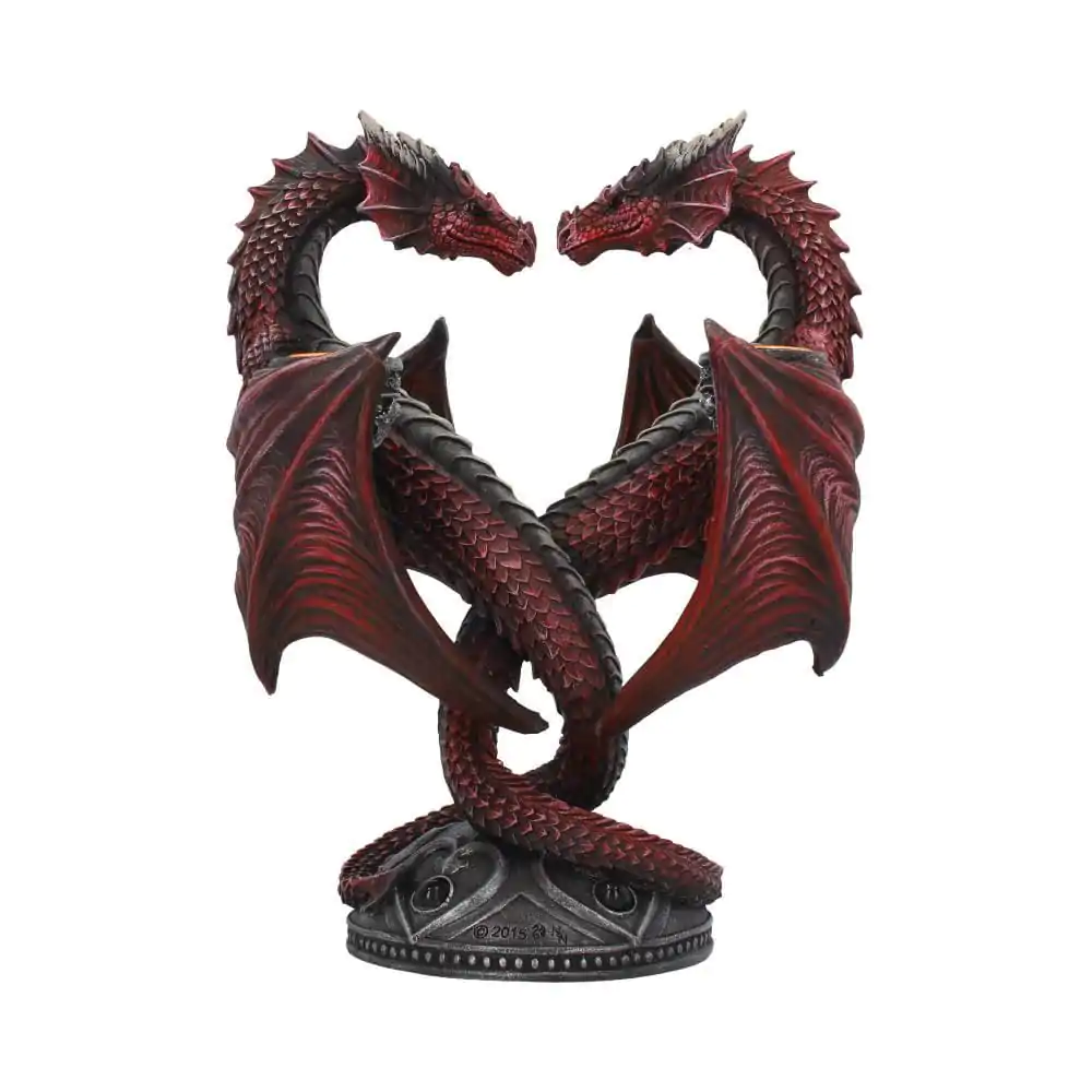 Anne Stokes Svijećnjak Dragon Heart Valentinovo Edition 23 cm fotografija proizvoda