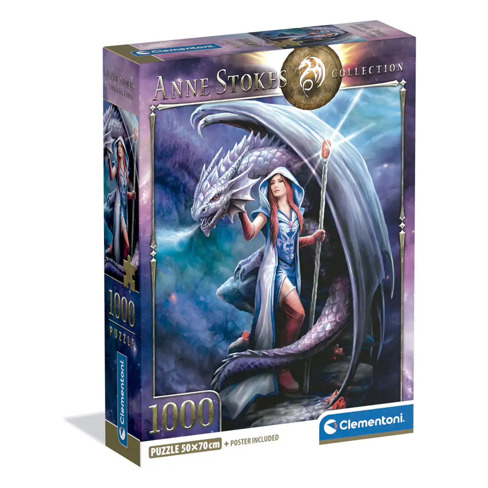 Anne Stokes Dragon Mage puzzle 1000 kom fotografija proizvoda