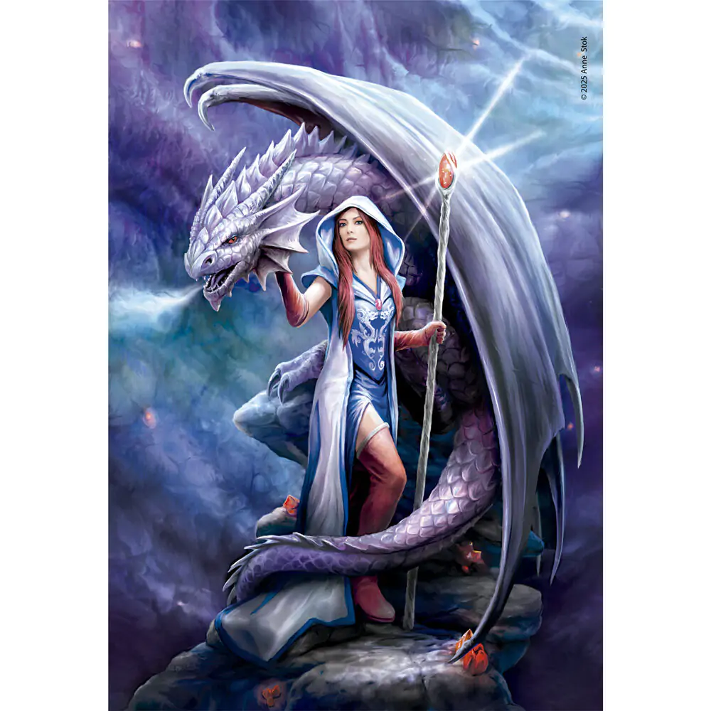 Anne Stokes Dragon Mage puzzle 1000 kom fotografija proizvoda