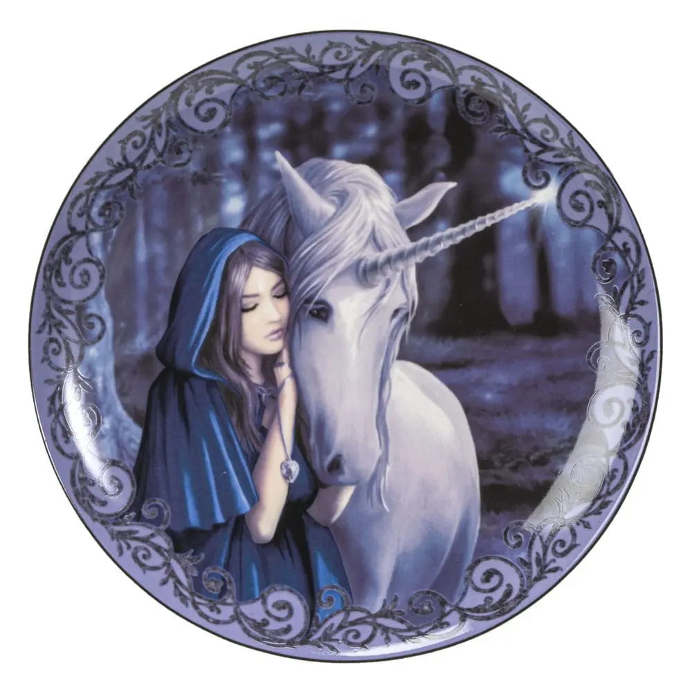 Anne Stokes tanjuri - 4 kom Unicorn and Maiden fotografija proizvoda