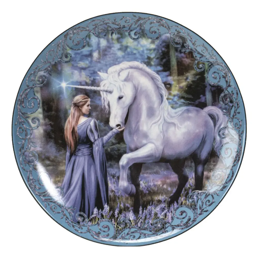 Anne Stokes tanjuri - 4 kom Unicorn and Maiden fotografija proizvoda