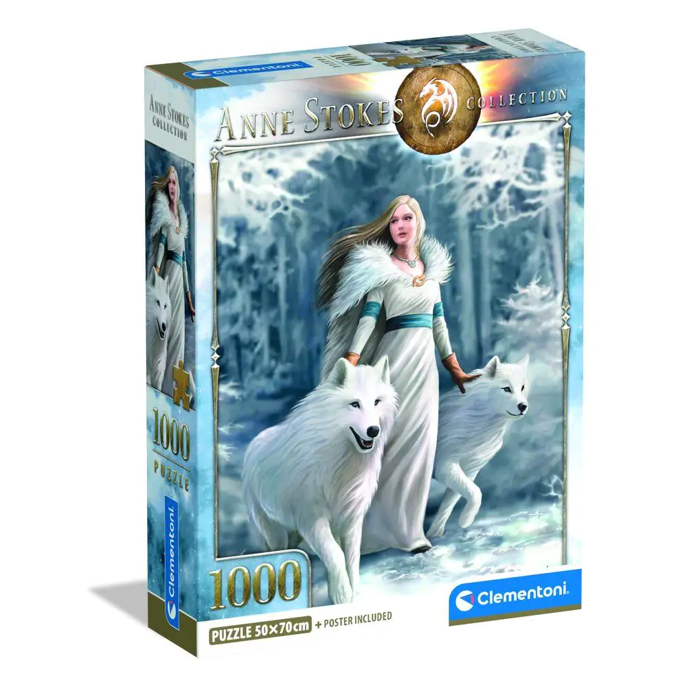 Anne Stokes Winter Guardians puzzle 1000 kom fotografija proizvoda