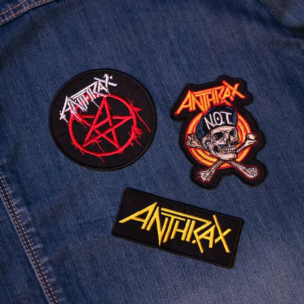 Anthrax set od 3 našivka fotografija proizvoda
