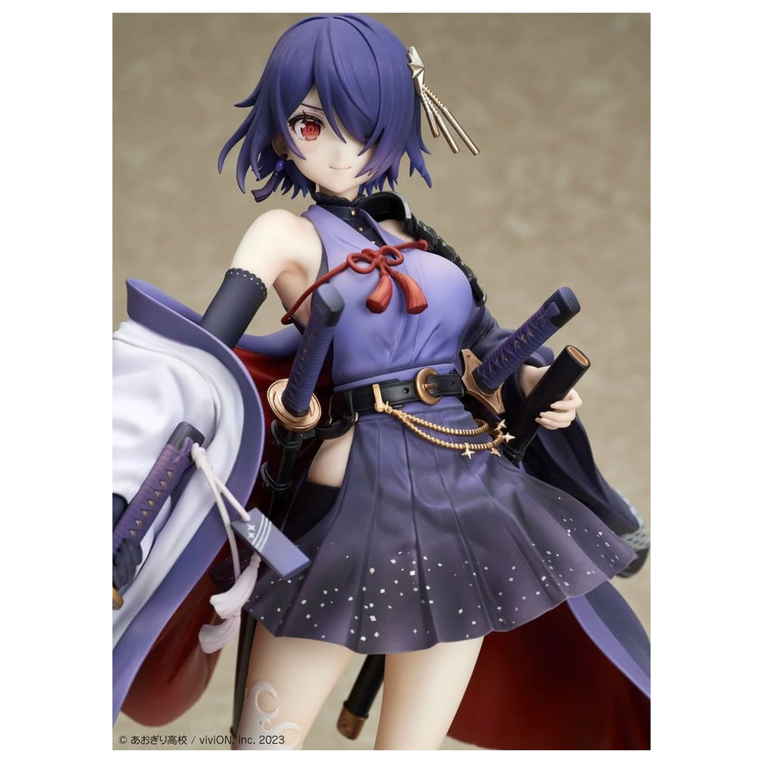 Aogiri High School PVC figura 1/7 Otodama Tamako Japanese-style armament Ver. 25 cm fotografija proizvoda