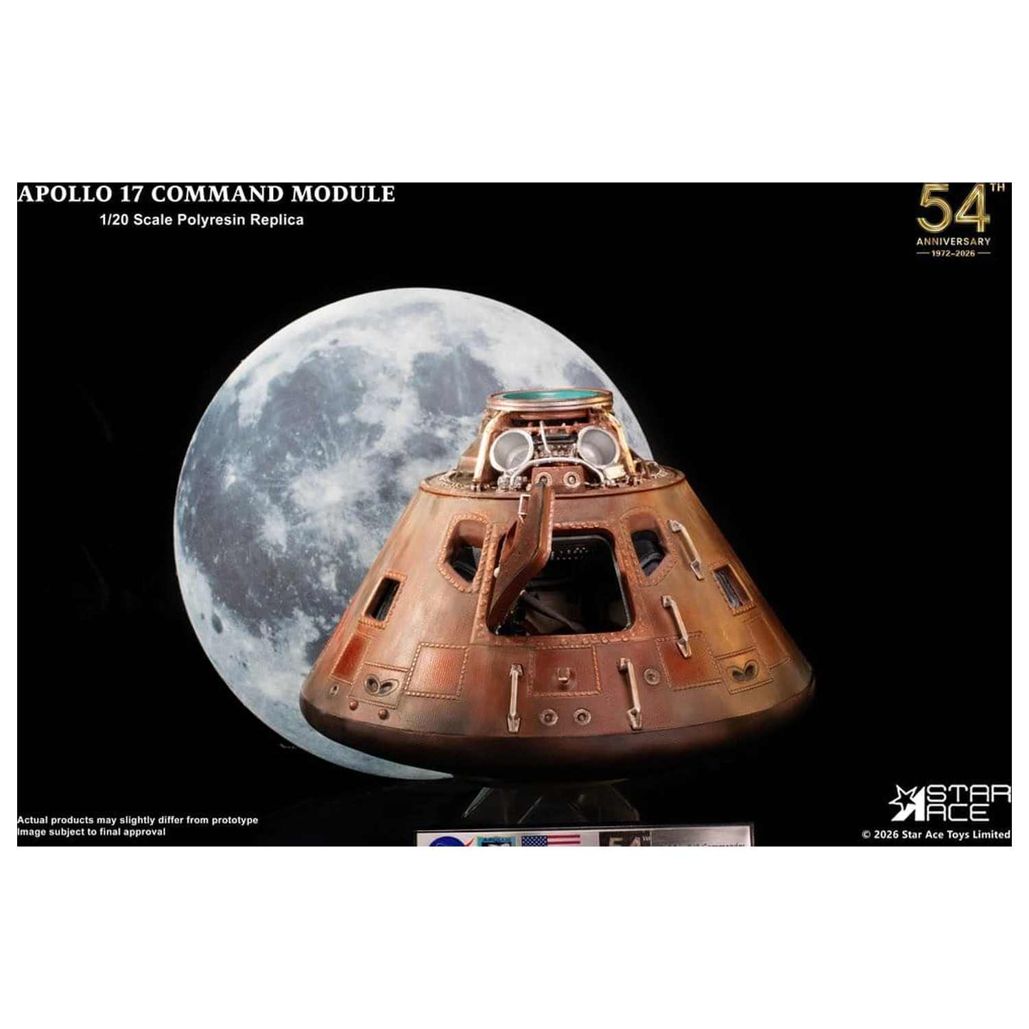 Apollo 17 Replika 1/20 Komandni Modul 20 cm fotografija proizvoda