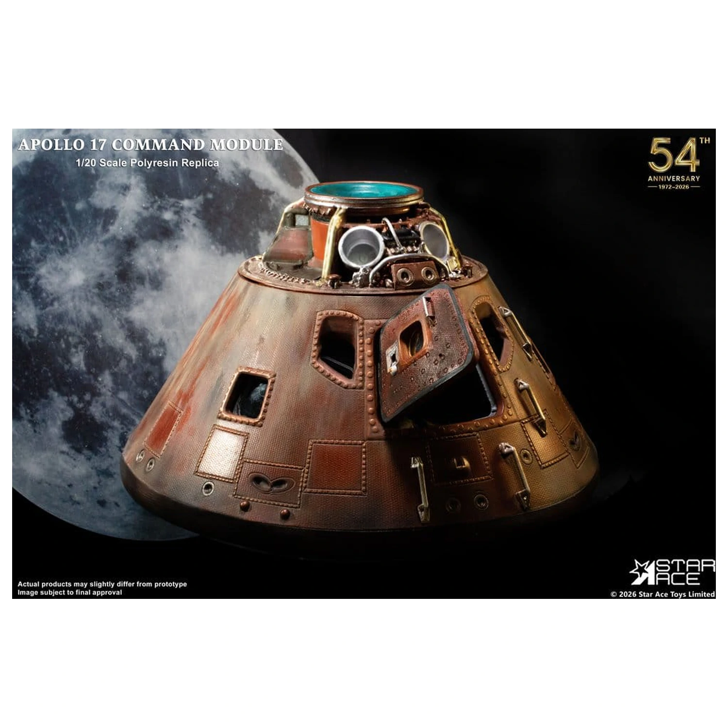 Apollo 17 Replika 1/20 Komandni Modul 20 cm fotografija proizvoda