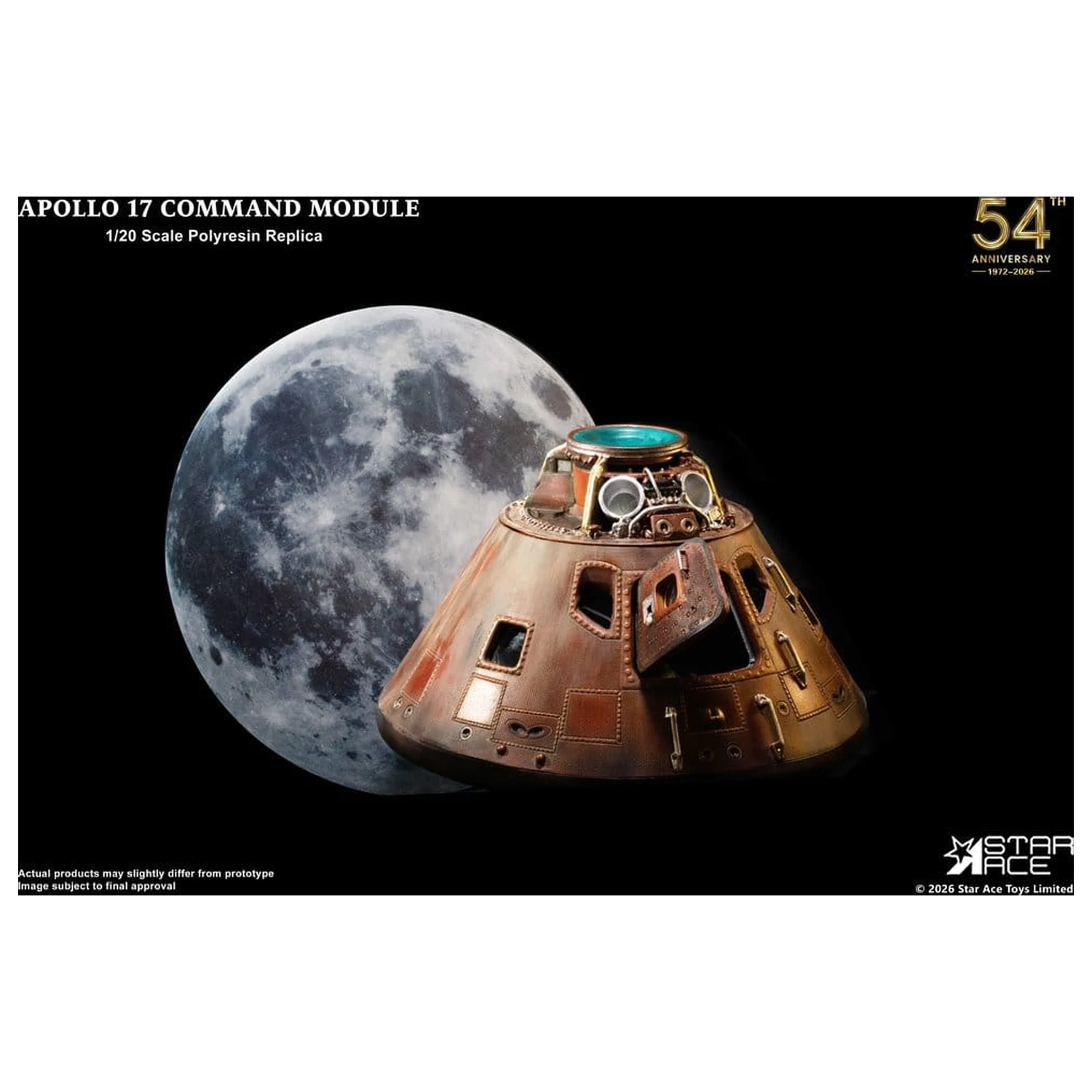 Apollo 17 Replika 1/20 Komandni Modul 20 cm fotografija proizvoda
