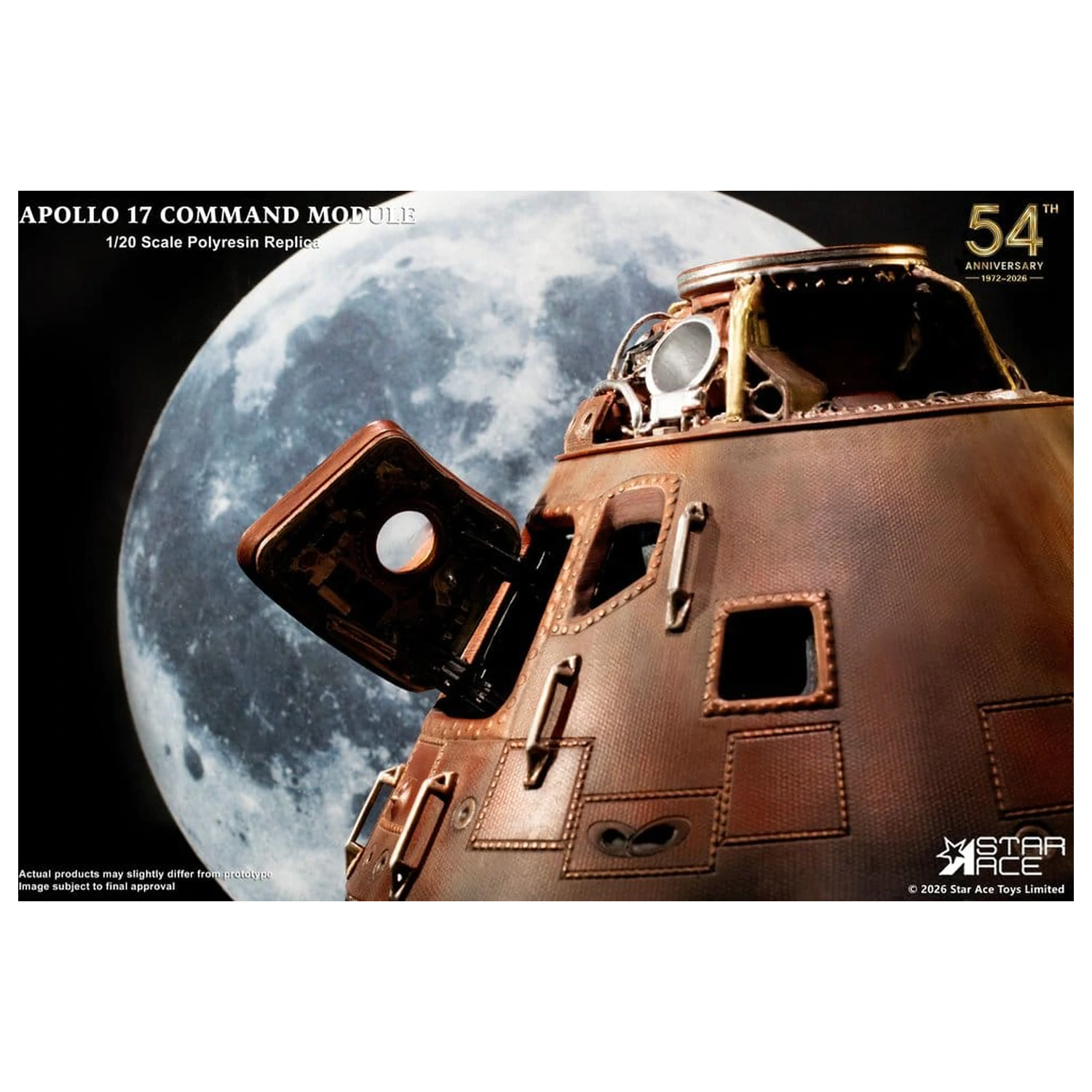 Apollo 17 Replika 1/20 Komandni Modul 20 cm fotografija proizvoda