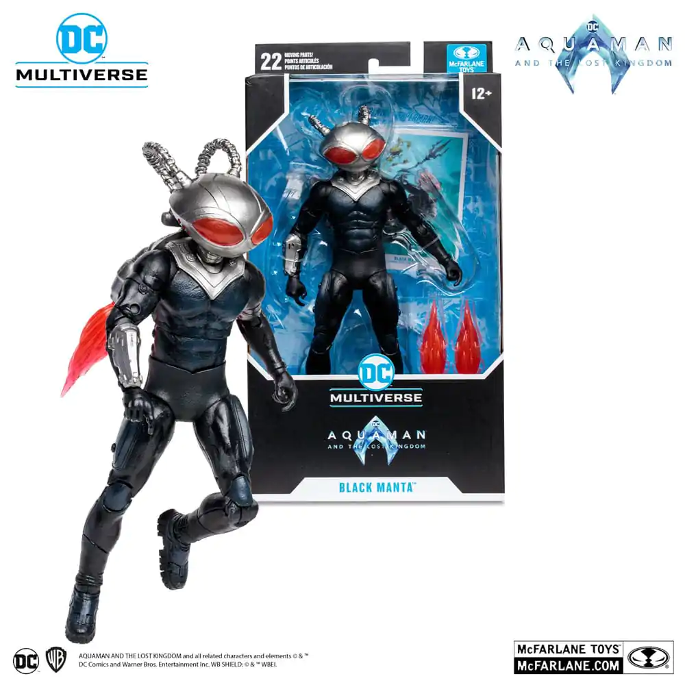 Aquaman and the Lost Kingdom DC Multiverse akcijska figura Black Manta 18 cm fotografija proizvoda